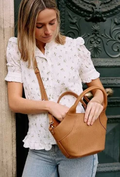 Blusa Emilie Flores Blanca