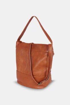 Bolso Bucket Cuero