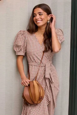 Bolso Dinsum Combinado Cuero