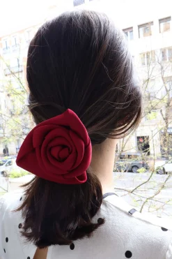 Broche Rosa Burdeos