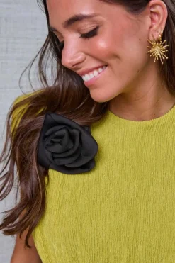 Broche Rosa Negro