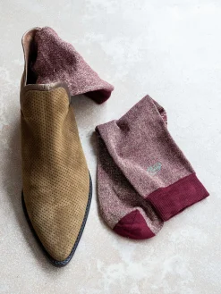 Calcetines Glitter Granate
