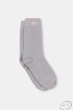 Calcetines Glitter Gris