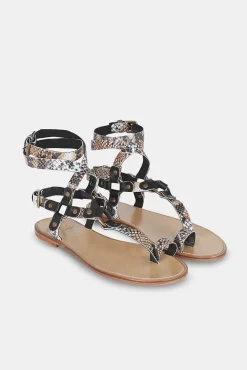 Esclavas Snake Blanco