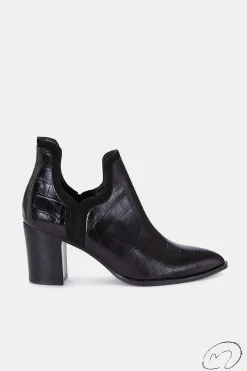 Frida Boots Coco Negro Tacón 7Cm