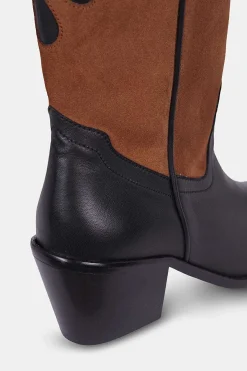 Mestizo Boots Tacón Combinada 7Cm