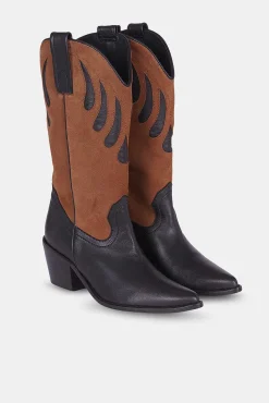 Mestizo Boots Tacón Combinada 7Cm
