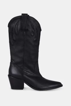 Mestizo Boots Tacón Negro 7Cm
