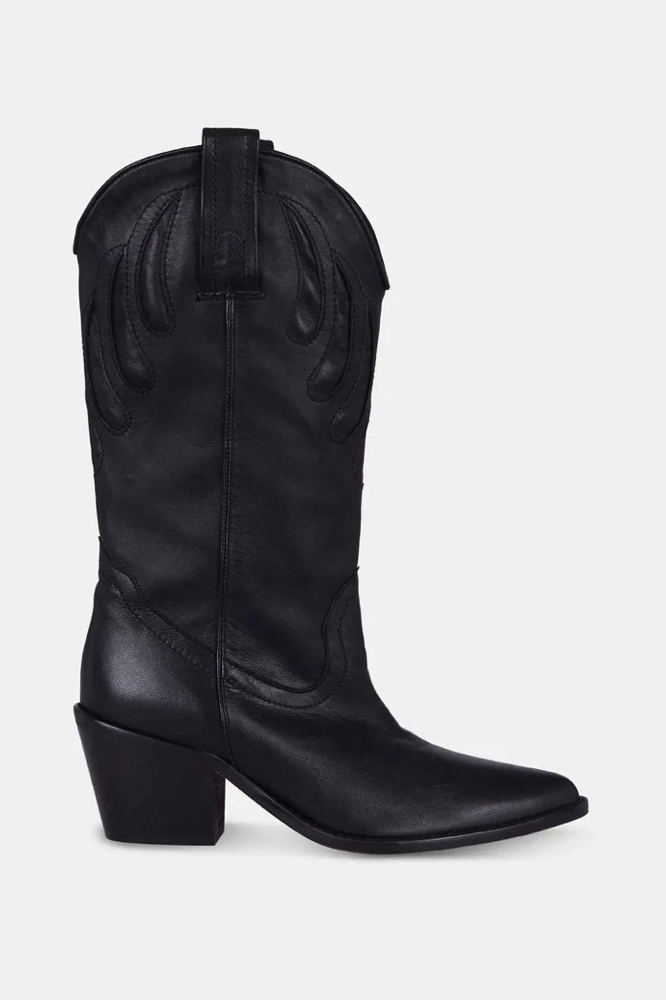 Mestizo Boots Tacón Negro 7Cm
