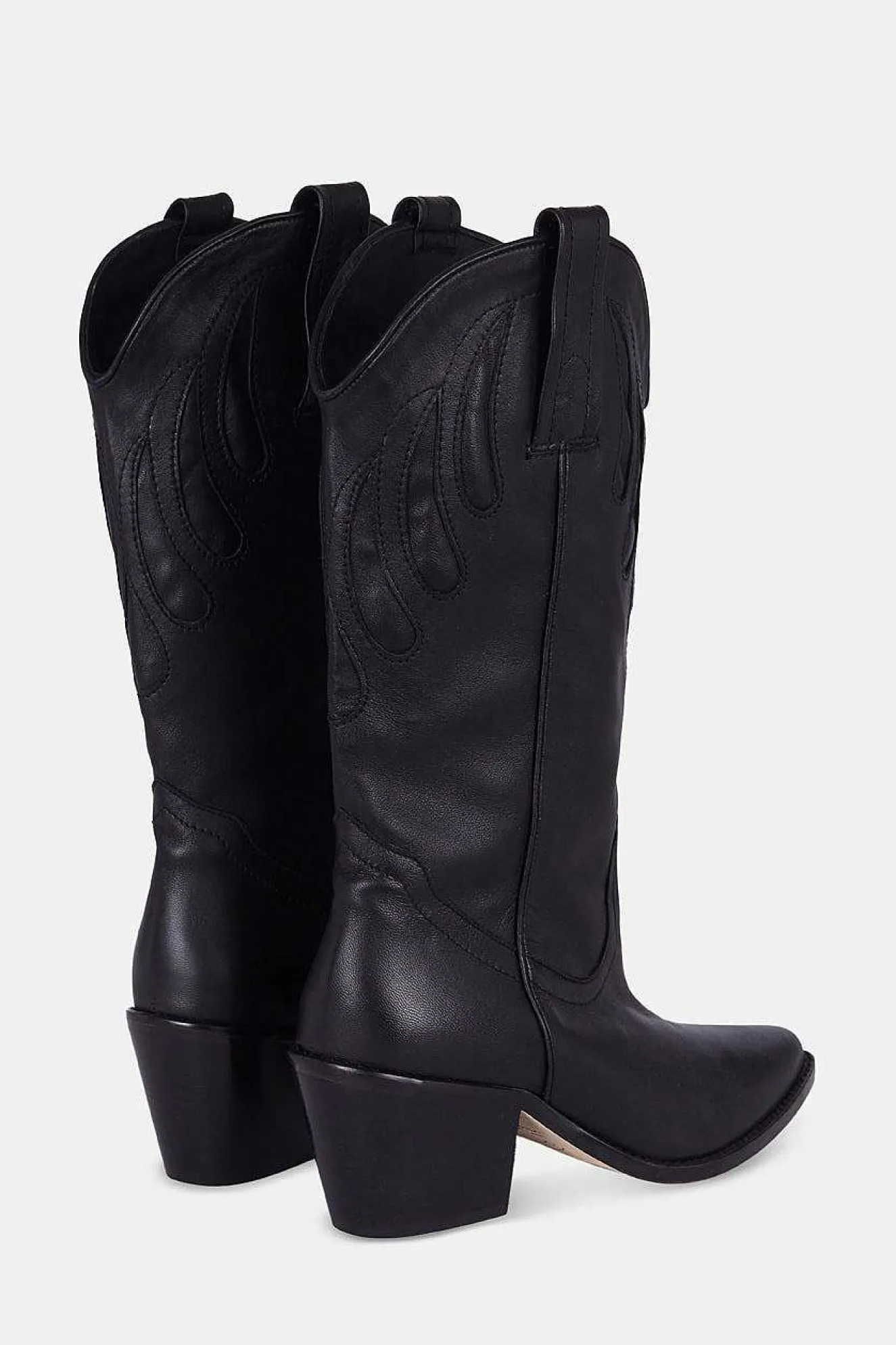 Mestizo Boots Tacón Negro 7Cm