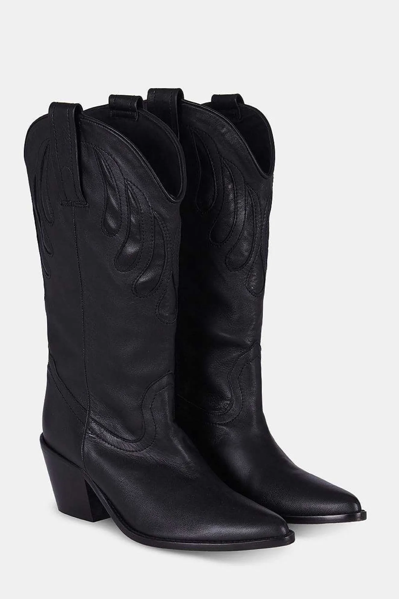 Mestizo Boots Tacón Negro 7Cm