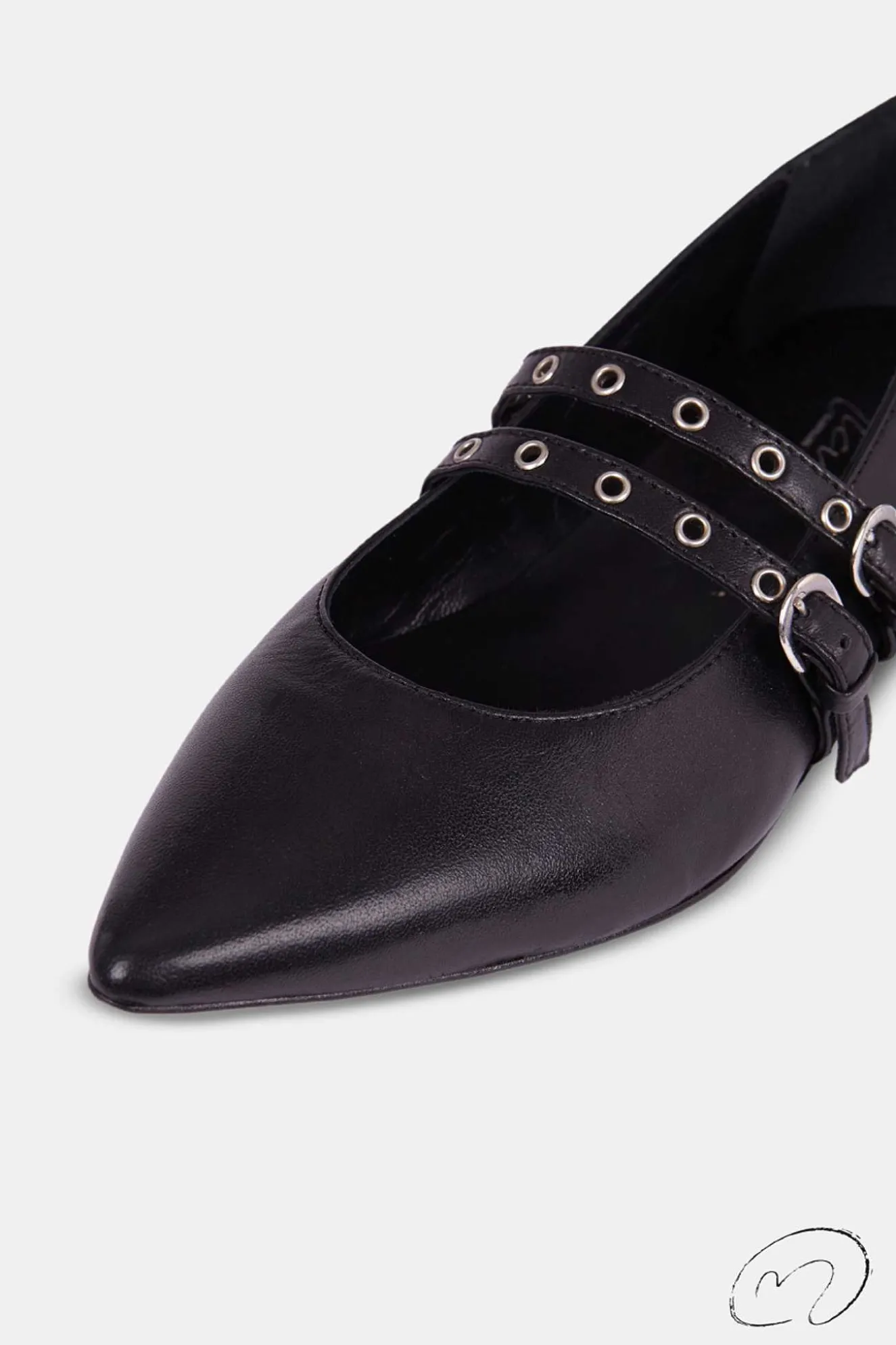 Paloma Tachas Negra 1Cm