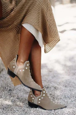 Punky Boots Ante Beige 4Cm