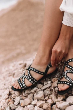 Punky Sandals Negro 1Cm