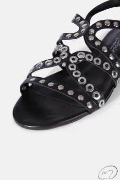 Punky Sandals Negro 1Cm